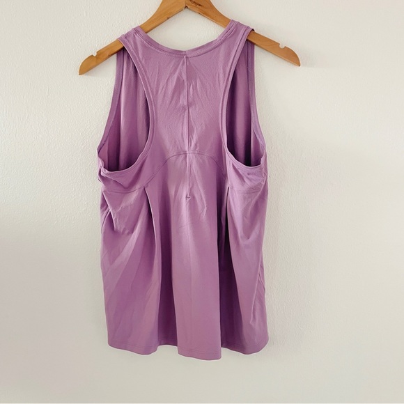 Lululemon Essential Tank - Wisteria Textured Light Purple Tank Top - Picture 3 of 5